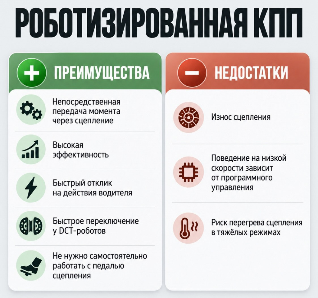 Плюсы и минусы робота