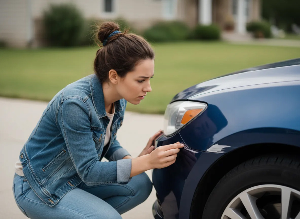 Царапины на кузове автомобиля