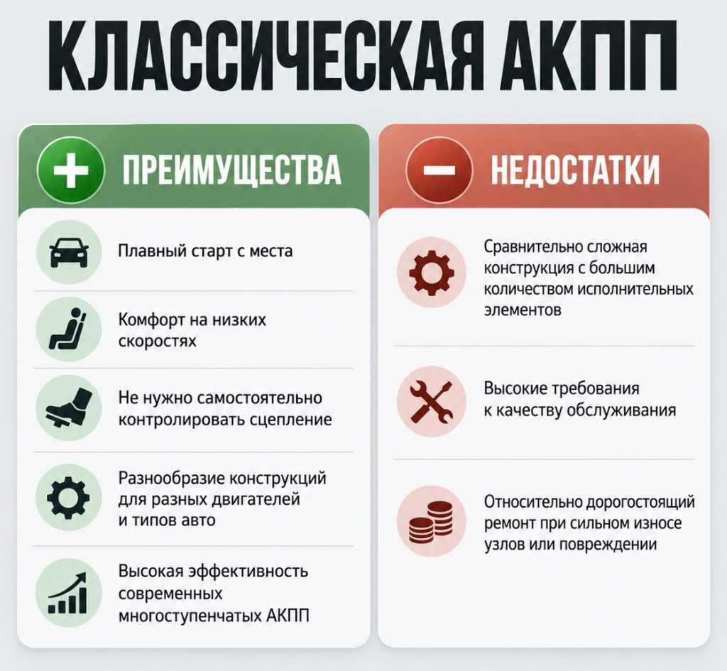 Плюсы и минусы автомата