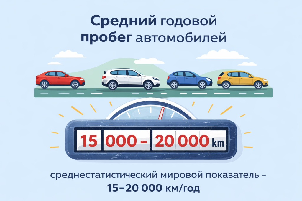 Какой пробег б/у автомобиля считается нормальным в зависимости от возраста и условий эксплуатации